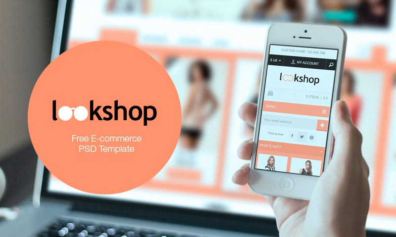 Lookshop: e-commerce responsive design template