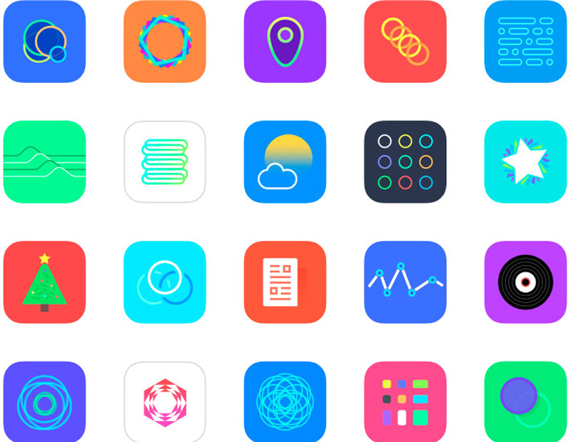 Ios 8 app icon set