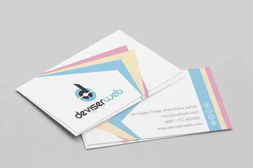 Colorful Business Card Psd
