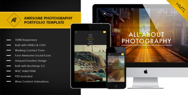 Awesome - Photography and Portfolio Template