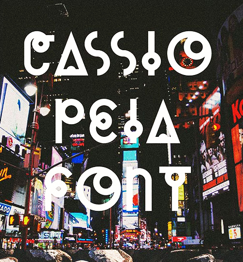 Cassiopeia free font