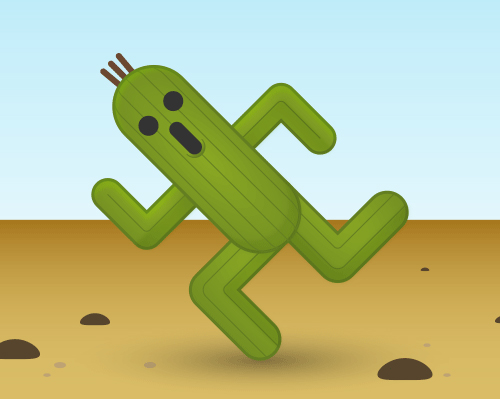 Create a Cactuar style character in Illustrator