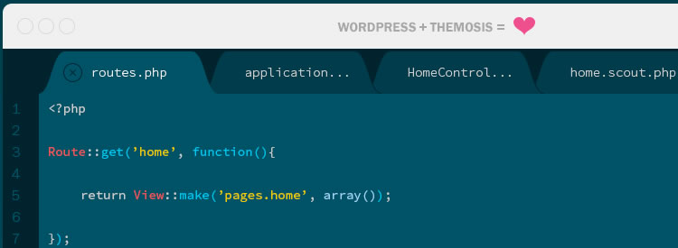 Themosis - A new framework for WordPress developers with elegant and simple code syntax