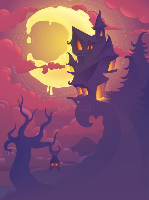 Create a Mysterious Halloween Scene in Adobe Illustrator