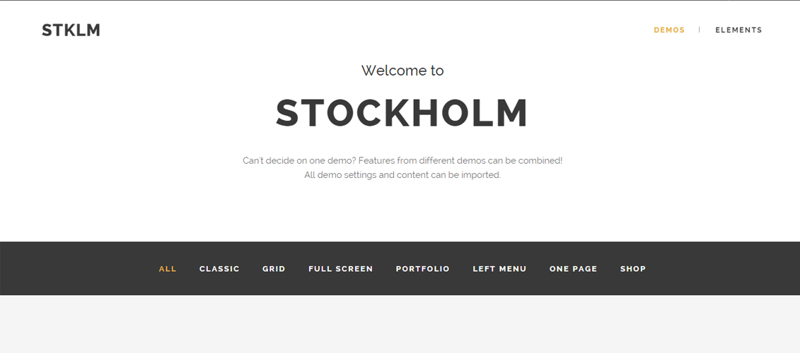 Stockholm - A Genuinely Multi-Concept Theme
