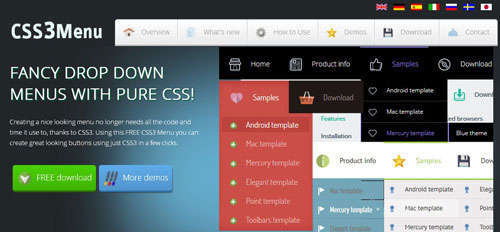 CSS3 Menu