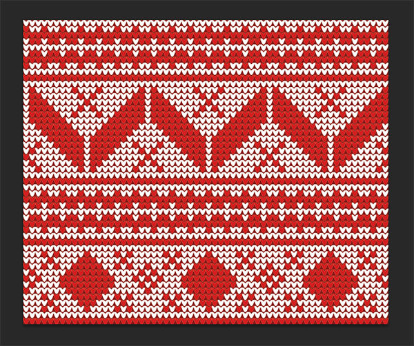 Repeating Christmas Jumper patterns