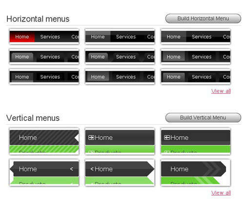 Online CSS Menu Builder