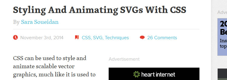 Styling And Animating SVGs With CSS by Sara Soueidan