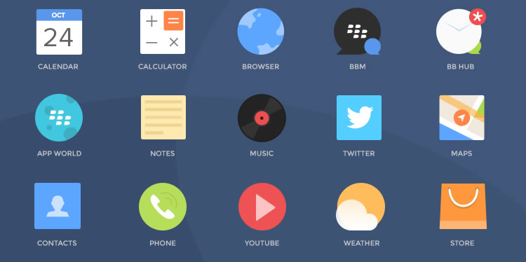 Freebie: Blackberry Icons by Ghani Pradita