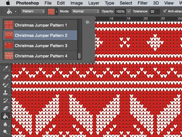 Photoshop Christmas Jumper Patterns