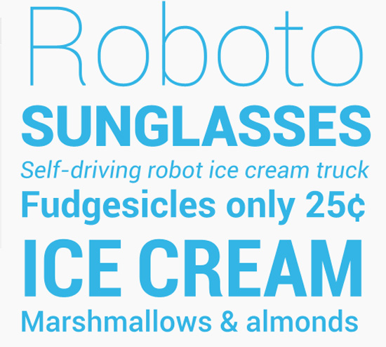 Android custom font: Roboto