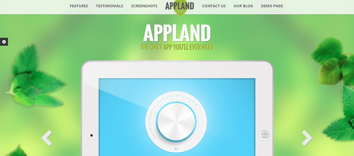 AppLand - Parallax App Landing WordPress Theme