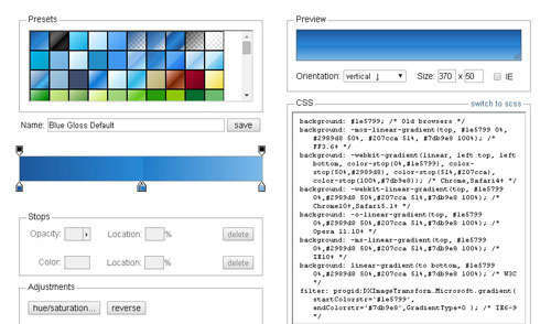 Ultimate CSS Gradient Generator