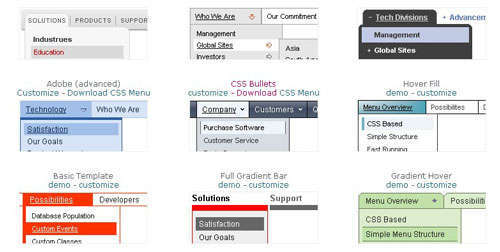 20 Online CSS3 Menu Layout Code Generators iDevie