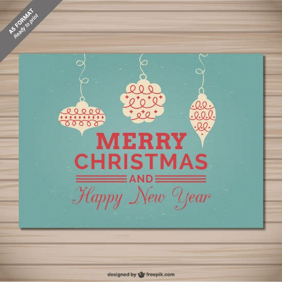 Freebies - 10 Vector Xmas Cards as AI and EPS - iDevie