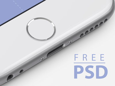 Free iPhone 6, 4.7-inch Template [PSD]