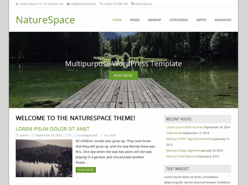 10 Best free WordPress themes December 2014