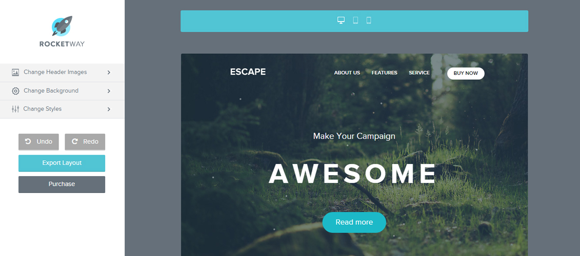 Escape - Responsive Email + Themebuilder Access
