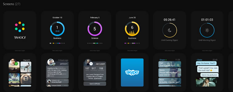 Apple Watch Apps GUI Template