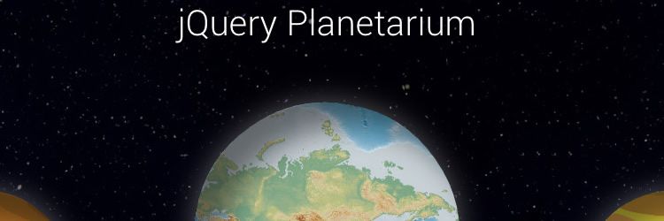 jQuery.planetarium Construct interactive planets and build the Universe