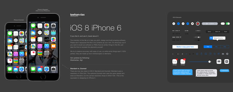 Teehan+Lax iPhone 6 GUI Template