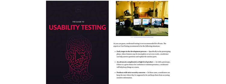 Free Ebook: Guide to Usability Testing