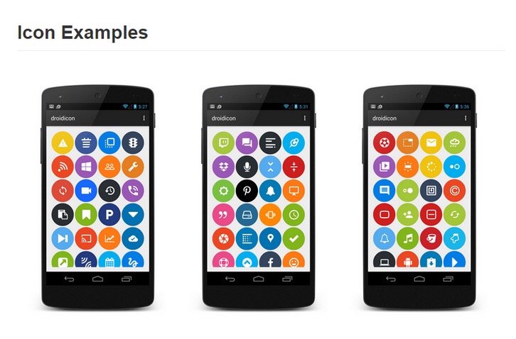 Droidicon – Over 1600 Beautiful Icons for Android