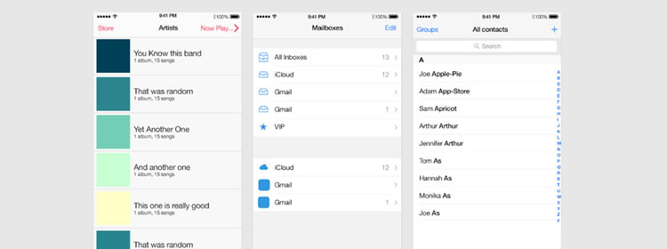 Freebie: iOS 8 UI Design Kit