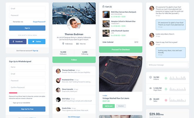 mfd ui kit freebie psd