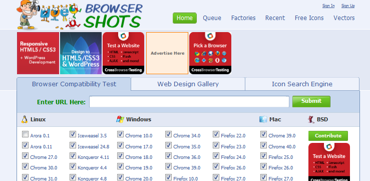 cross browser testing tool 5