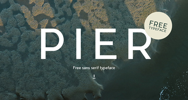 1.Free Font Of The Day  Pier