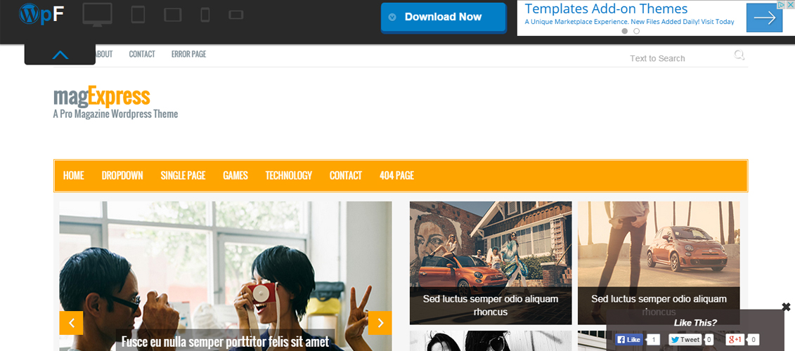 magExpress - Html5 Bootstrap Magazine Template