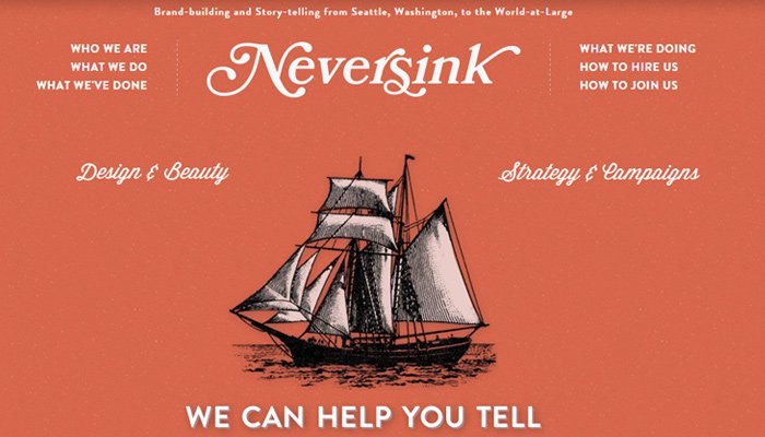 neversink creative agency navigation