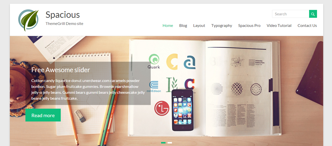 Spacious Free WordPress Theme