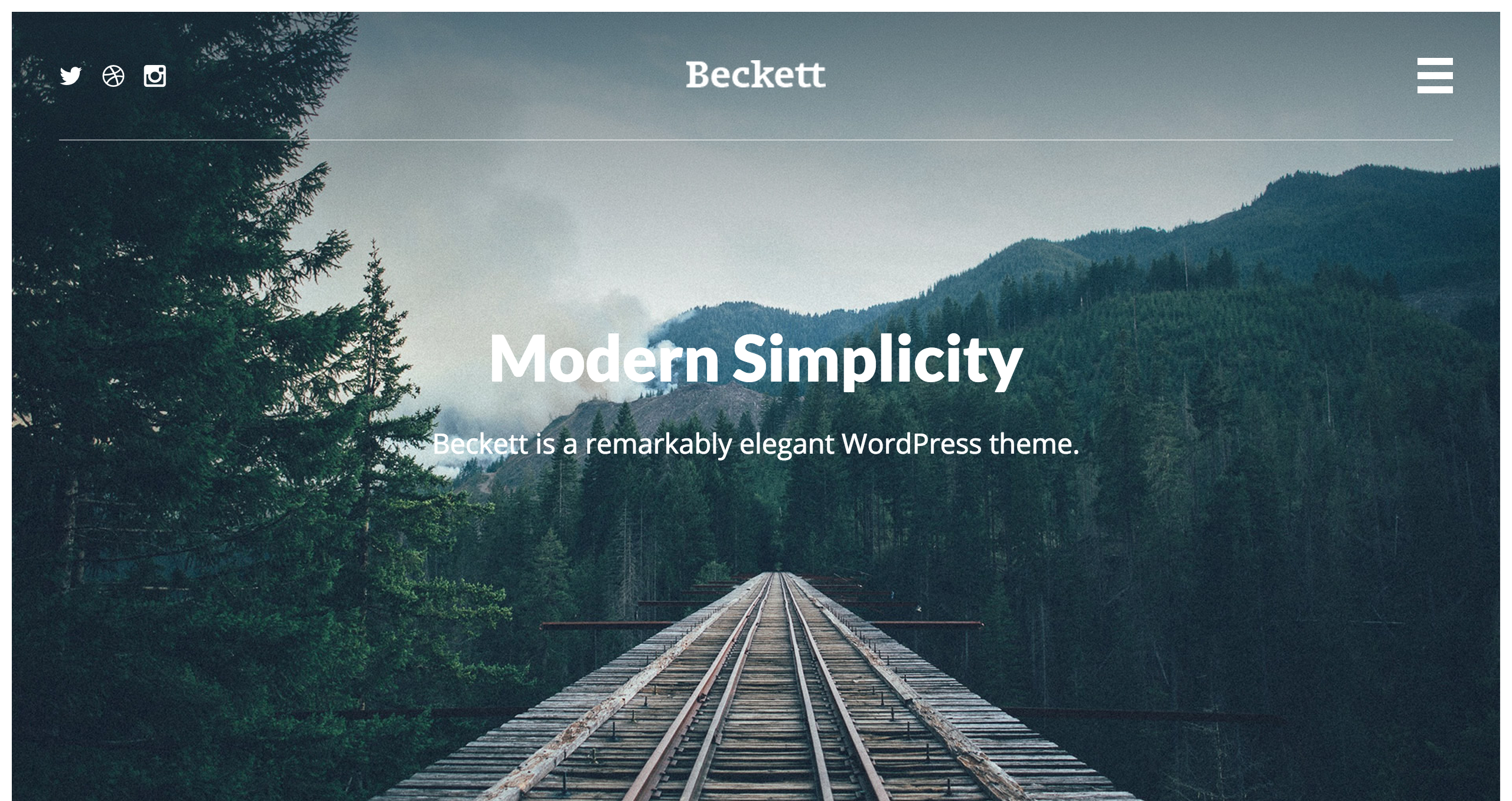Beckett WordPress Theme