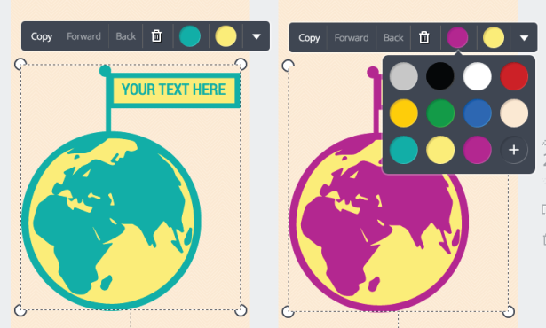 canva colors