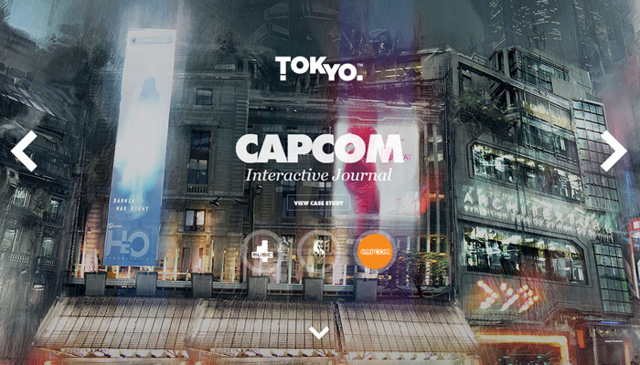 tokyo london agency website slideshow