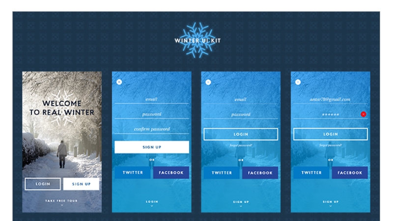 Winter UI Kit