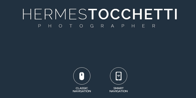 hermes tocchetti website photography homepage
