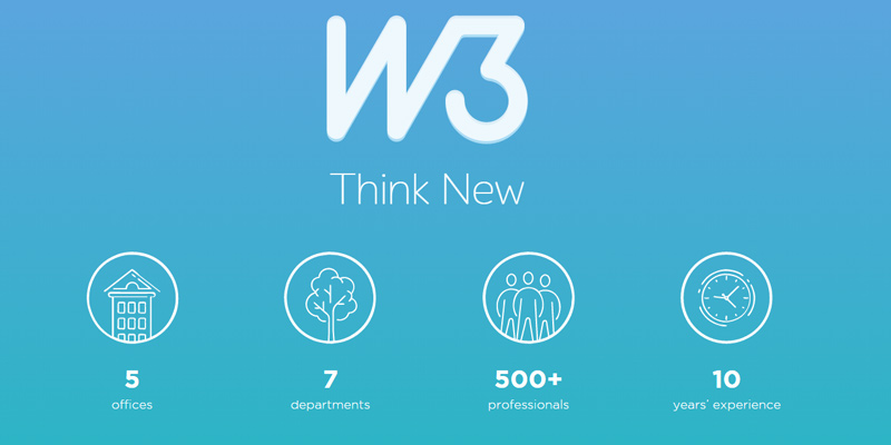 w3 co web design agency line icons