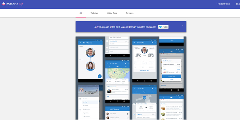materialup google material design inspiration gallery