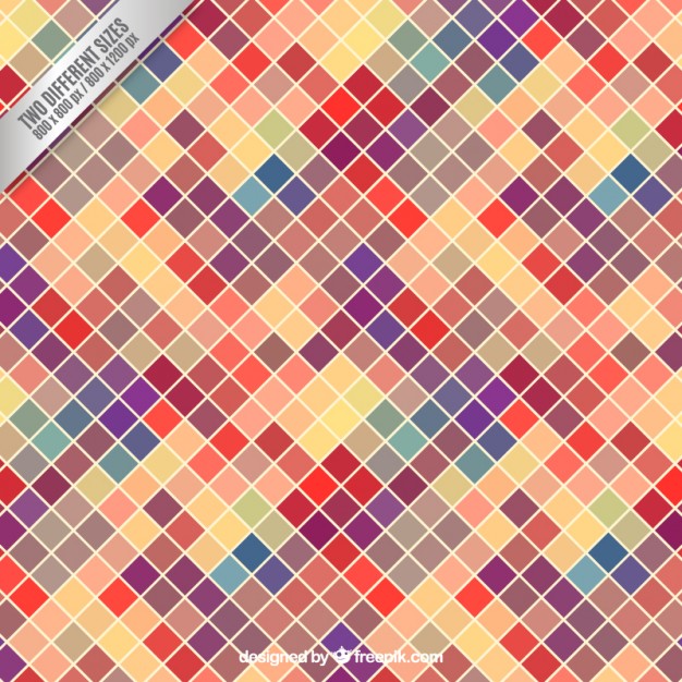 Colorful squared background