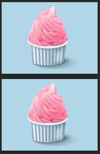 Draw an Ice Cream Icon Using Photoshop