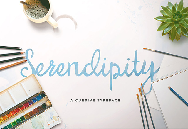 Serendipity Script free font