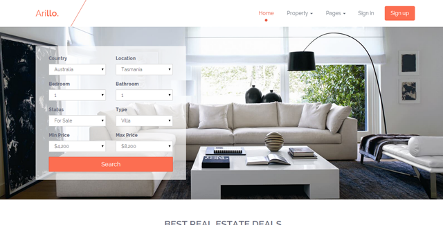 Arillo - Responsive Real Estate Theme