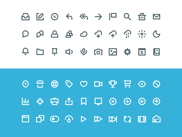 Vicons – 60 Sketch icons