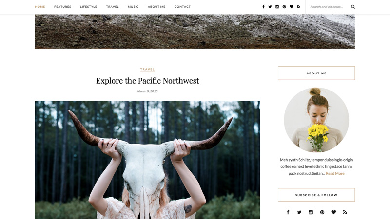 Rosemary is a light & bright blog theme, tailored to showcase your content in an effortlessly timeless style.