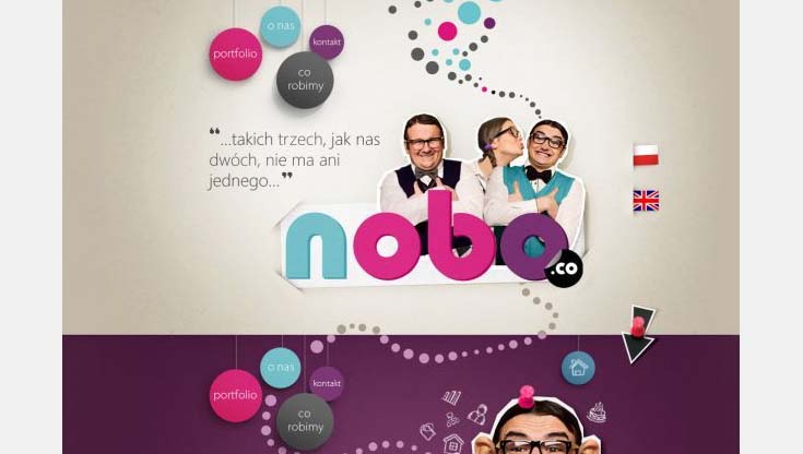 Cool Web Design on the Internet - nobo