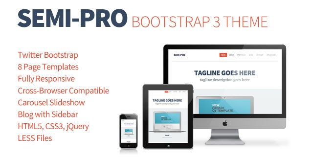 Semi-Pro Bootstrap Portfolio Theme